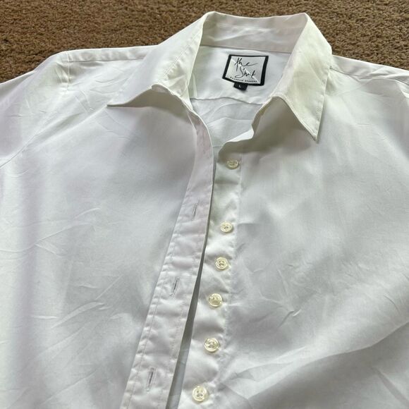 The Shirt by Rochelle Behrens White Button Down Shirt - Picture 2 of 6